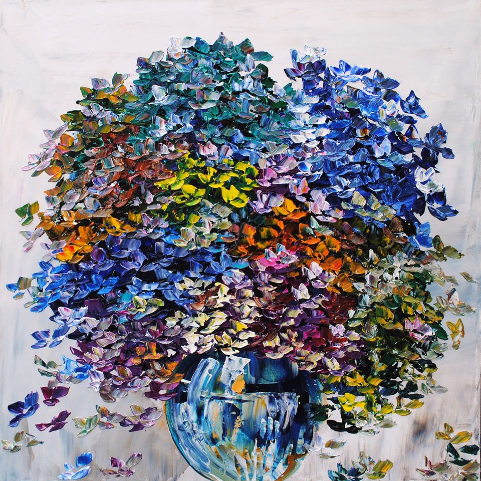 Hydrangea - 36"H x 36"W