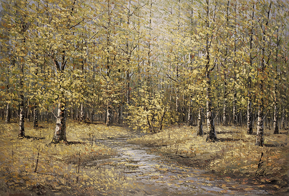 Birchwood Splendor - 40"H x 60"W