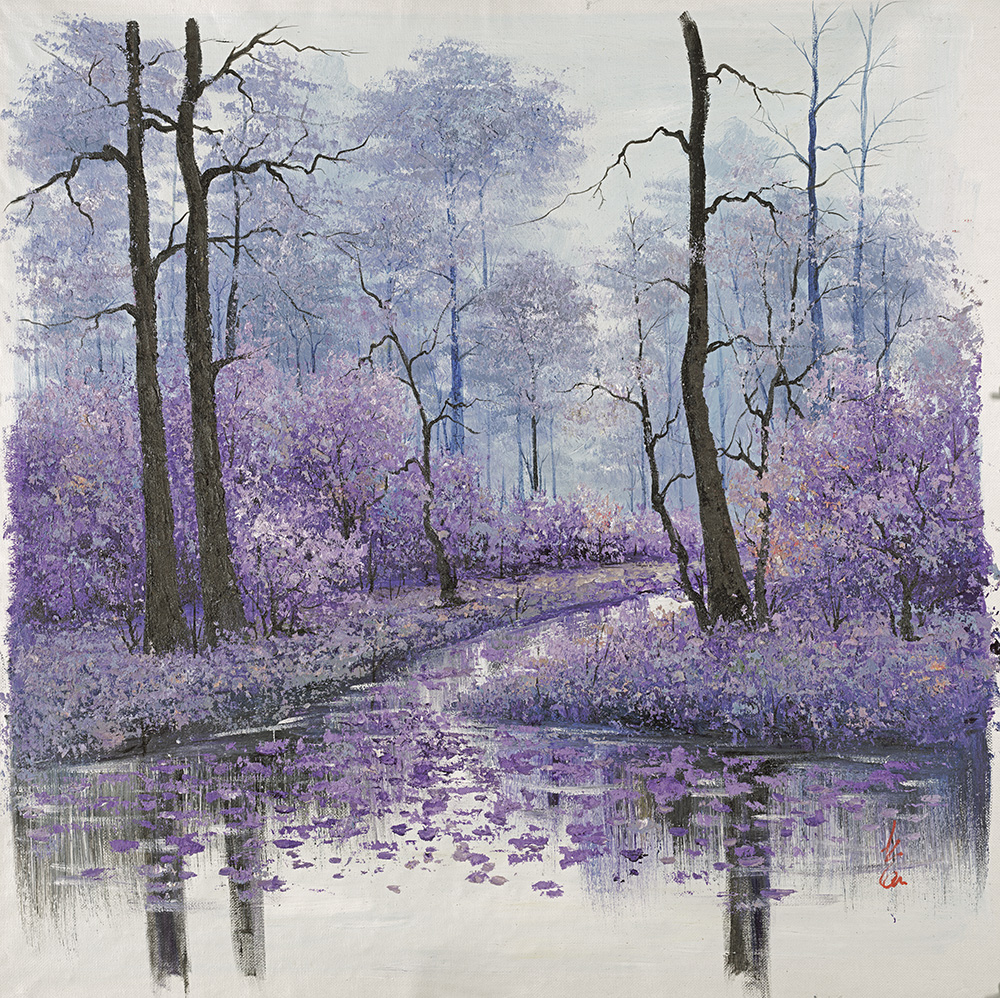 River Forest Series - 40"H x 40"W