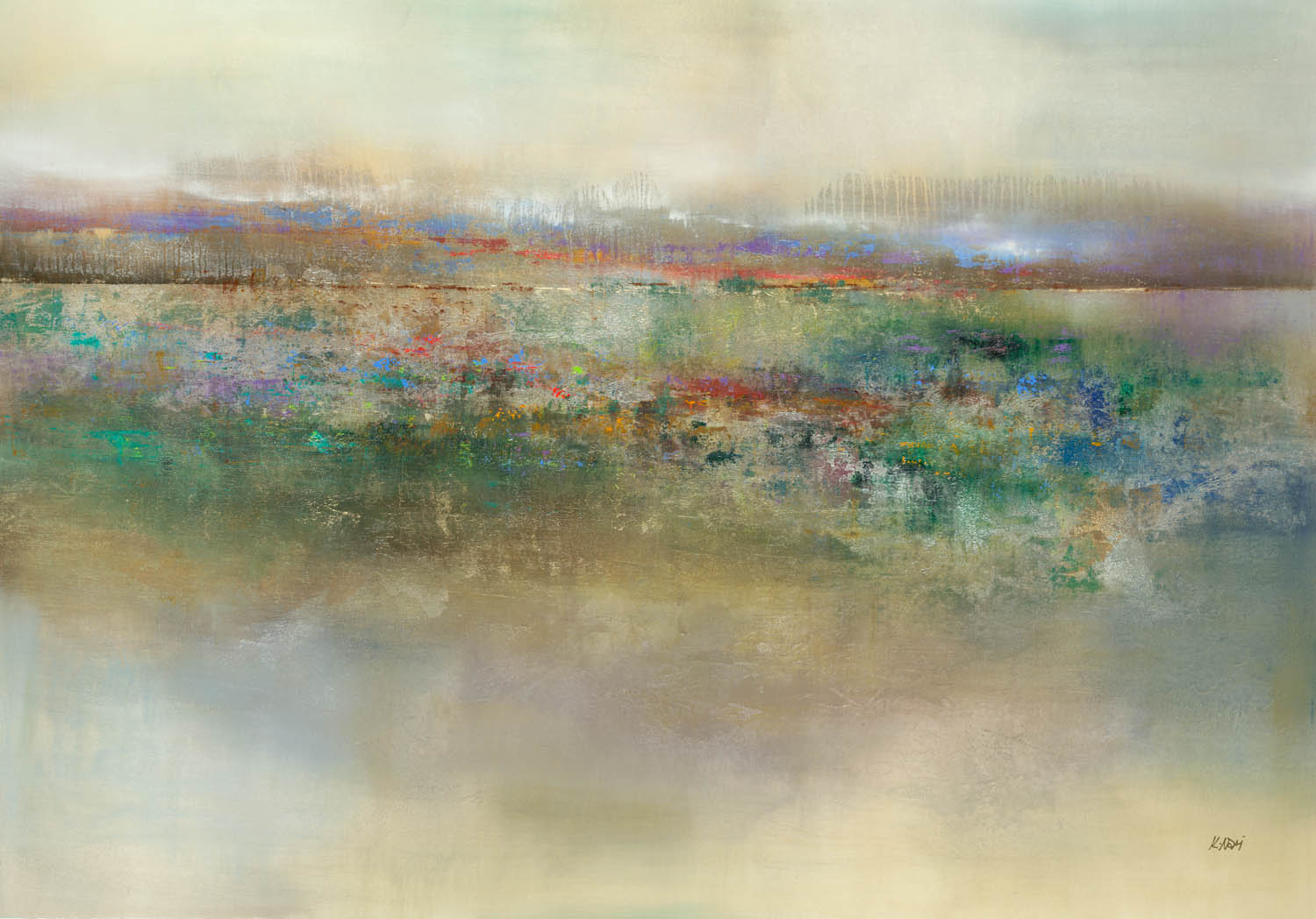 Abstract - 42"H x 60"W