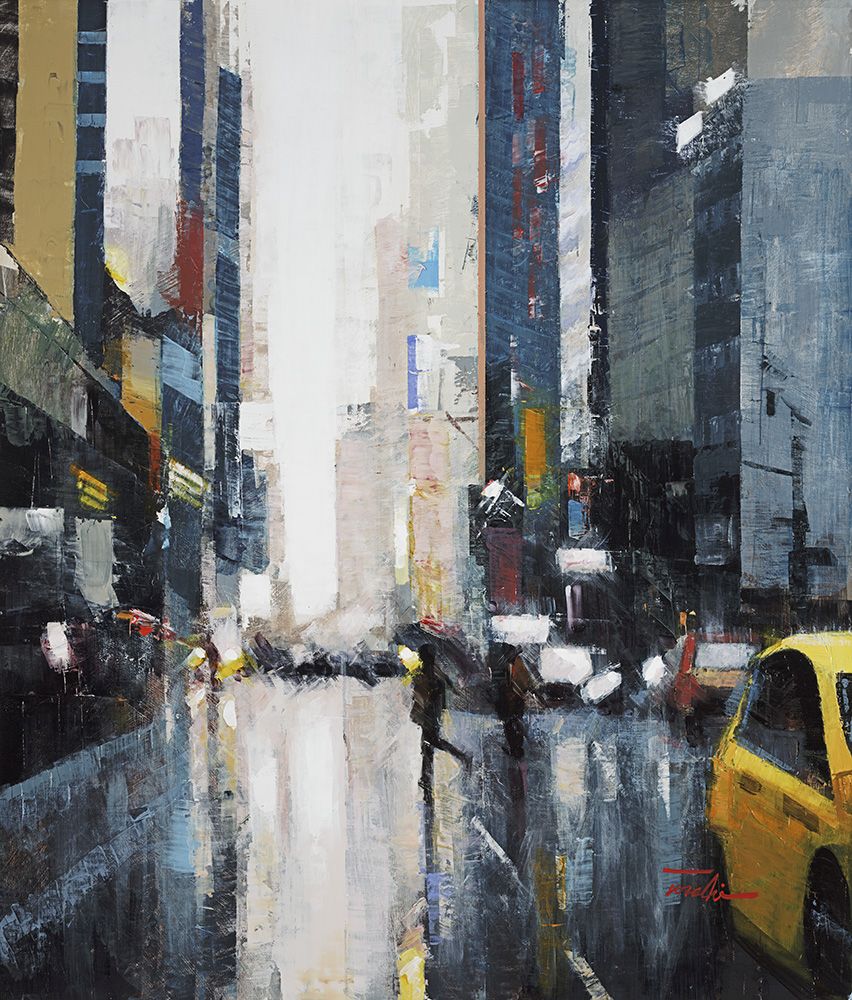 Quarter to Nine Series - 42"H x 36"W