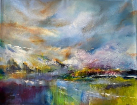 Mountain Landscape Series - 48"H x 60"W