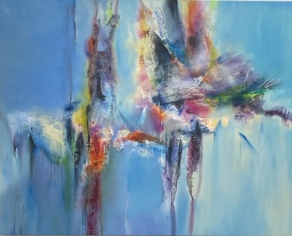 Watercolors III - 48"H x 60"W