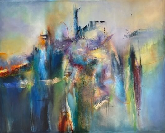 Watercolors IV - 48"H x 60"W