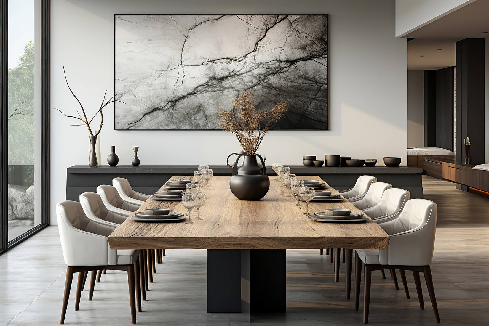 round vs rectangular dining table