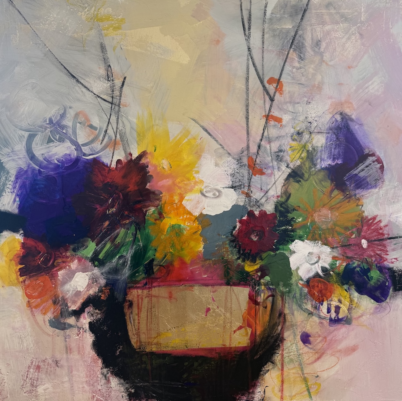 Bouquet Series 2 - 36Wx36H de palo warrior song 2