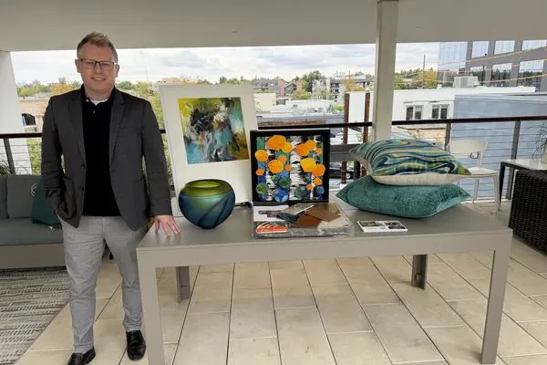 Jeremy at the Cherry Creek Design Collective event